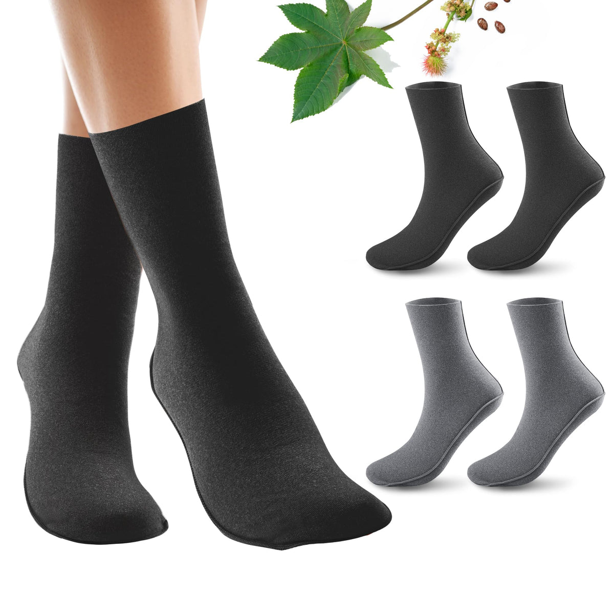 Paw Legend front view of two-pack wraps showing black and grey colors for easy rotation