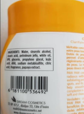 PAW PAW cream texture on hand demonstrating hydration and smoothing