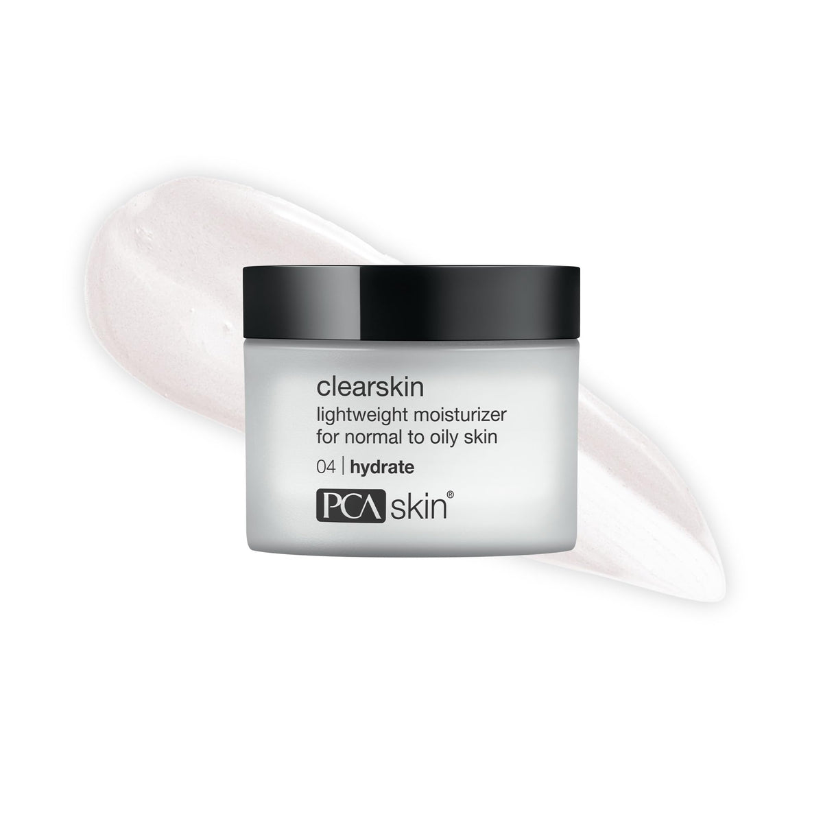 PCA SKIN jar front view showing product and branding for clear skin benefits