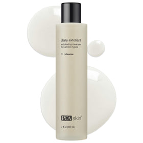 PCA SKIN front packaging showing cleanser and brand for clear identification and trust