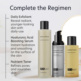 PCA SKIN with aloe leaf emphasizing botanical soothing benefits and hydration