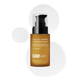 PCA SKIN ExLinea front pump bottle showing sleek packaging and targeted treatment benefit