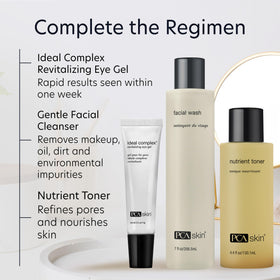 PCA SKIN label close-up highlighting directions and active ingredients for informed use