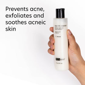 PCA SKIN foam texture close-up showing gentle lather for effective pore cleansing