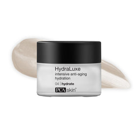 PCA SKIN front jar view showing sleek packaging and rich cream benefits