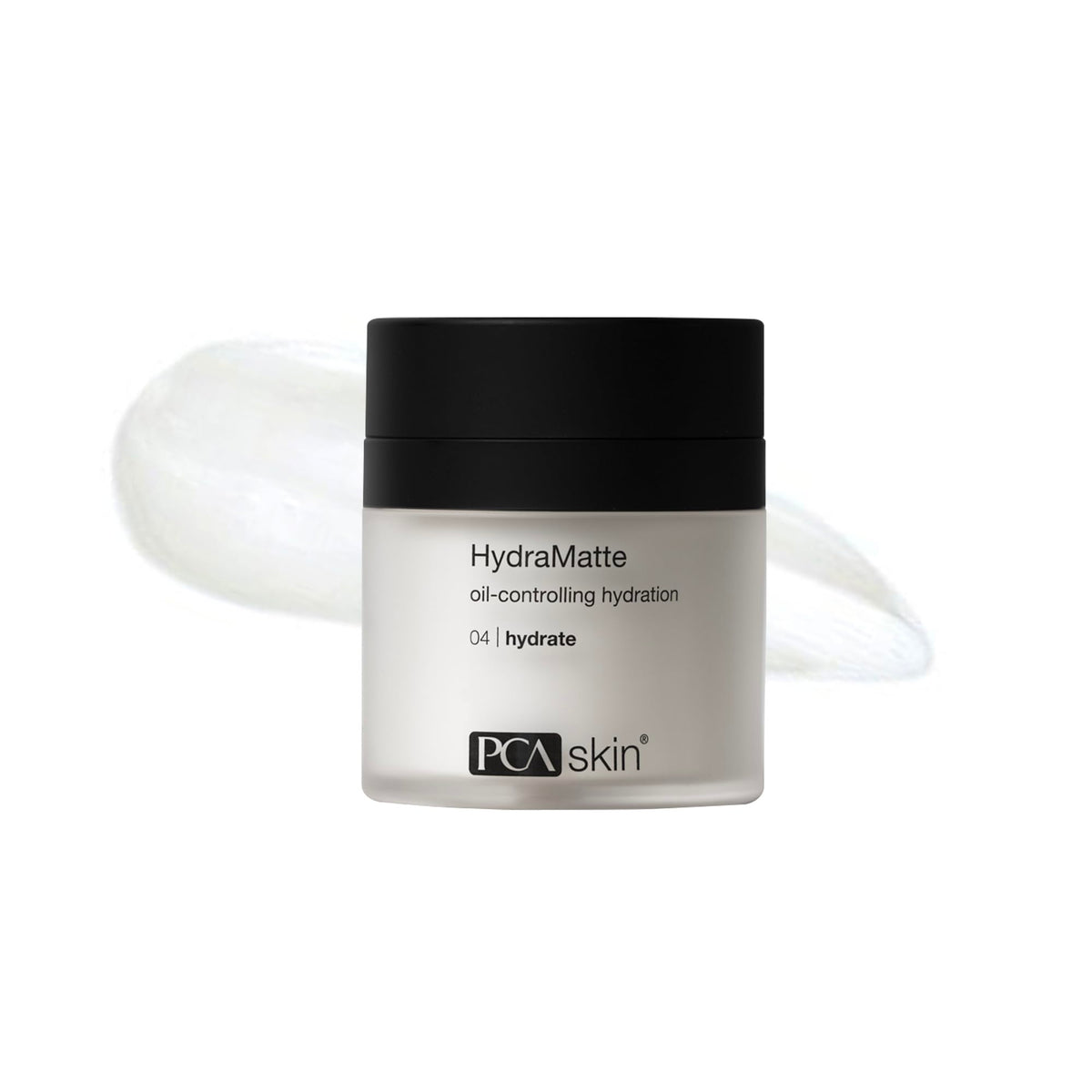 PCA SKIN HydraMatte front jar showing clean packaging and size benefit