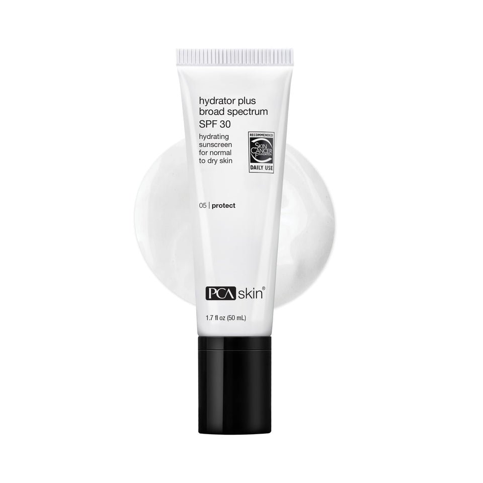 PCA SKIN front packaging showing SPF 30 benefits and travel size