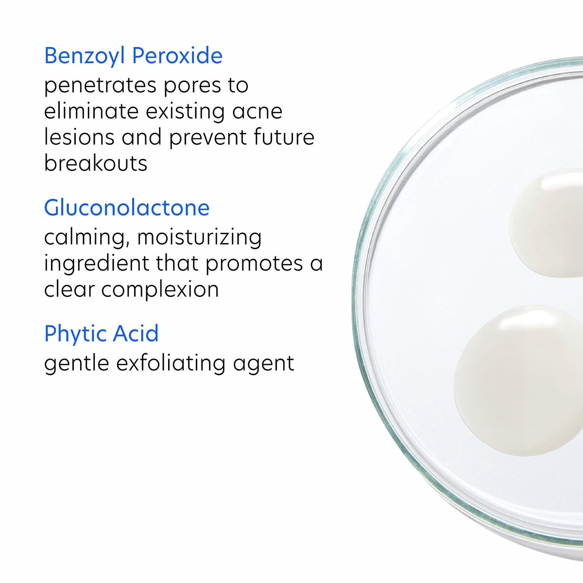 PCA SKIN gluconolactone visual conveying calming hydration benefits