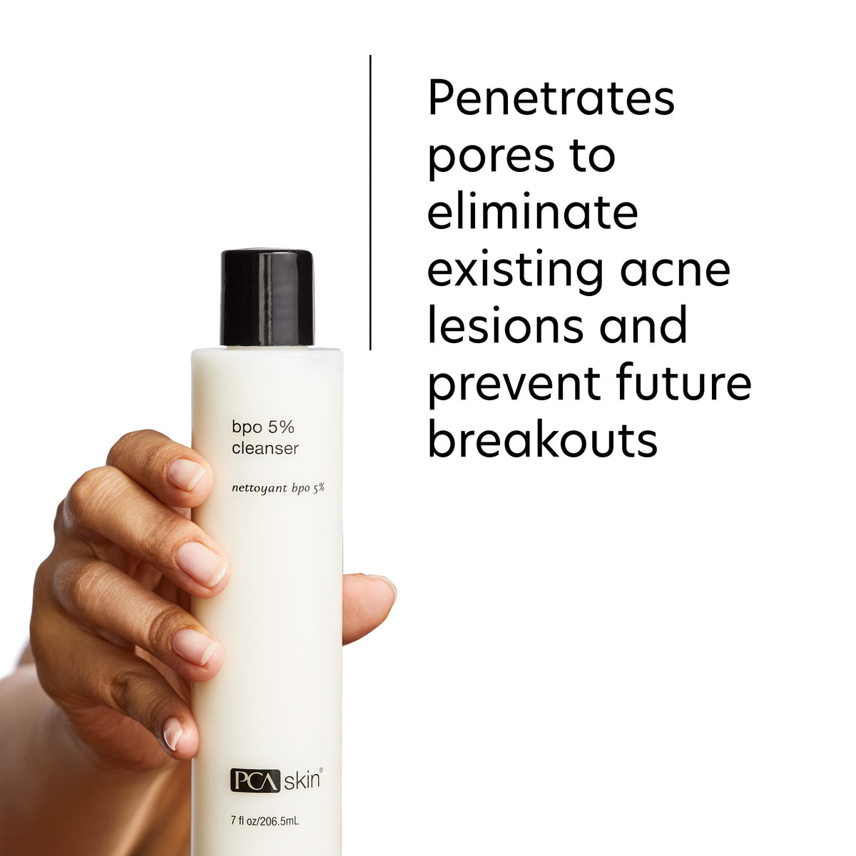 PCA SKIN phytic acid visual indicating gentle exfoliation for smoother skin