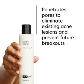 PCA SKIN phytic acid visual indicating gentle exfoliation for smoother skin