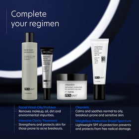 PCA SKIN serum applied during nighttime routine supporting clearer skin