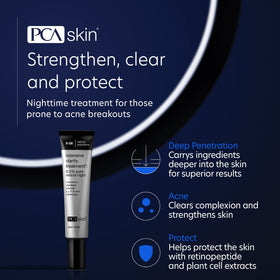 PCA SKIN pump dispenser close-up demonstrating controlled product dosing