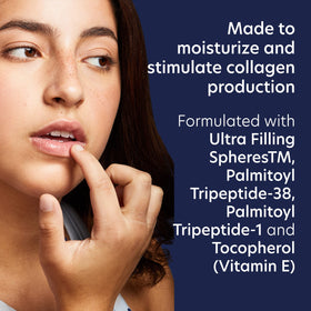 PCA SKIN application on lips demonstrating smooth absorption and natural sheen