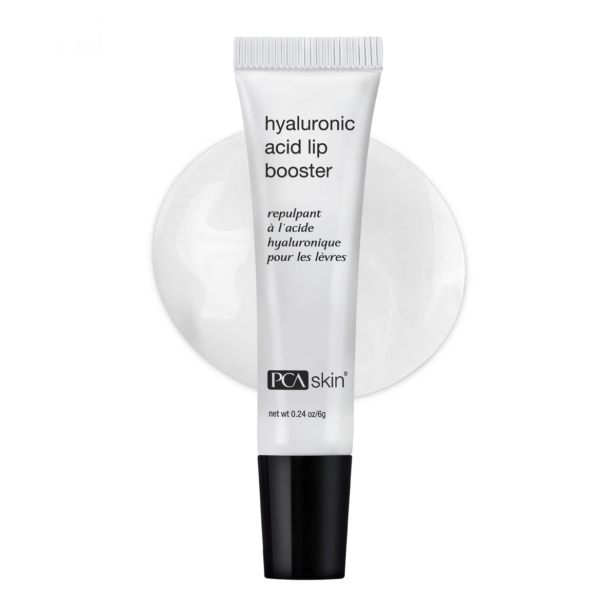 PCA SKIN front tube view showing product branding and compact size for travel