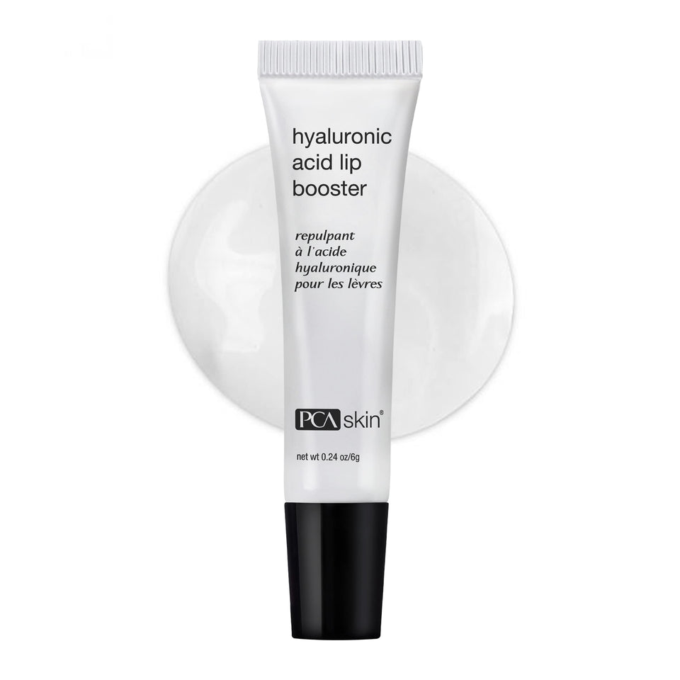 PCA SKIN front tube view showing product branding and compact size for travel