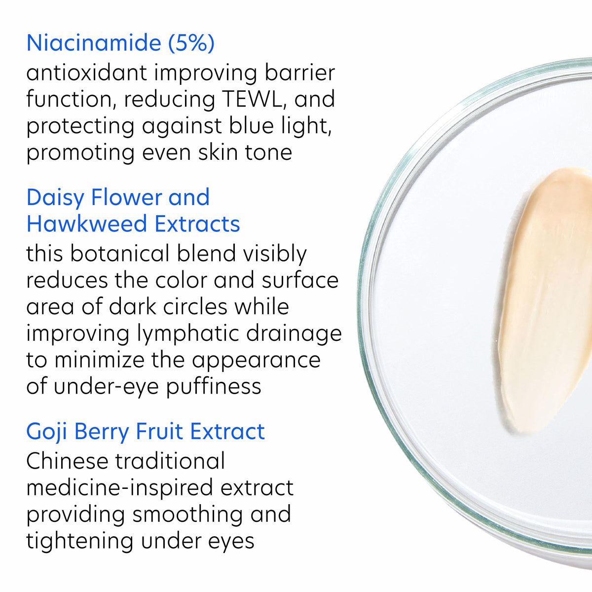 PCA SKIN niacinamide ingredient visual emphasizing tone-evening benefit