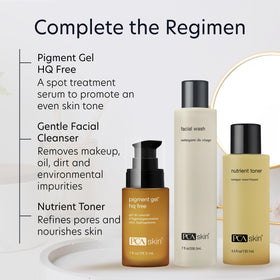 PCA SKIN ingredient label close-up highlighting key actives and transparency benefit
