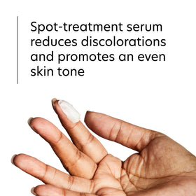 PCA SKIN gel on fingertip ready to apply for precise spot treatment