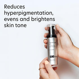 PCA SKIN ingredient label highlight showing hydroquinone-free benefit