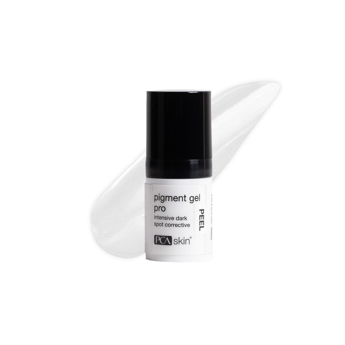 PCA SKIN front packaging showing trial bottle and branding benefits