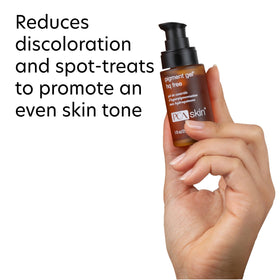 PCA SKIN gel texture on a white dish showing lightweight spreadable benefit
