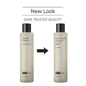 PCA SKIN label close-up highlighting active ingredients and precise dosing benefits