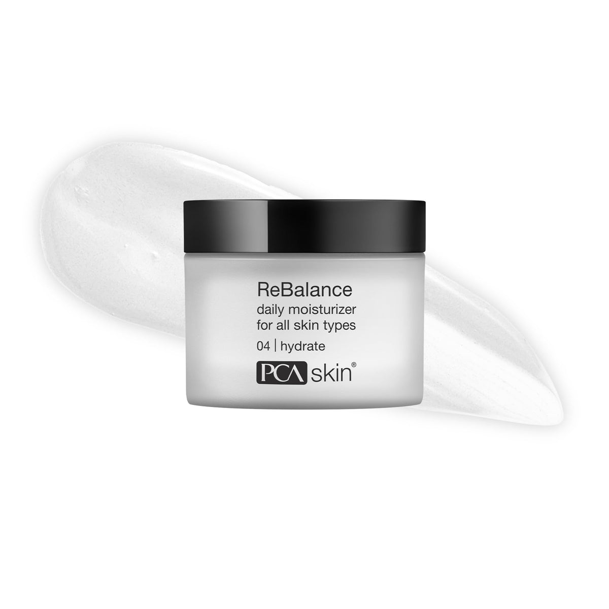 PCA SKIN front jar showing product packaging and subtle branding