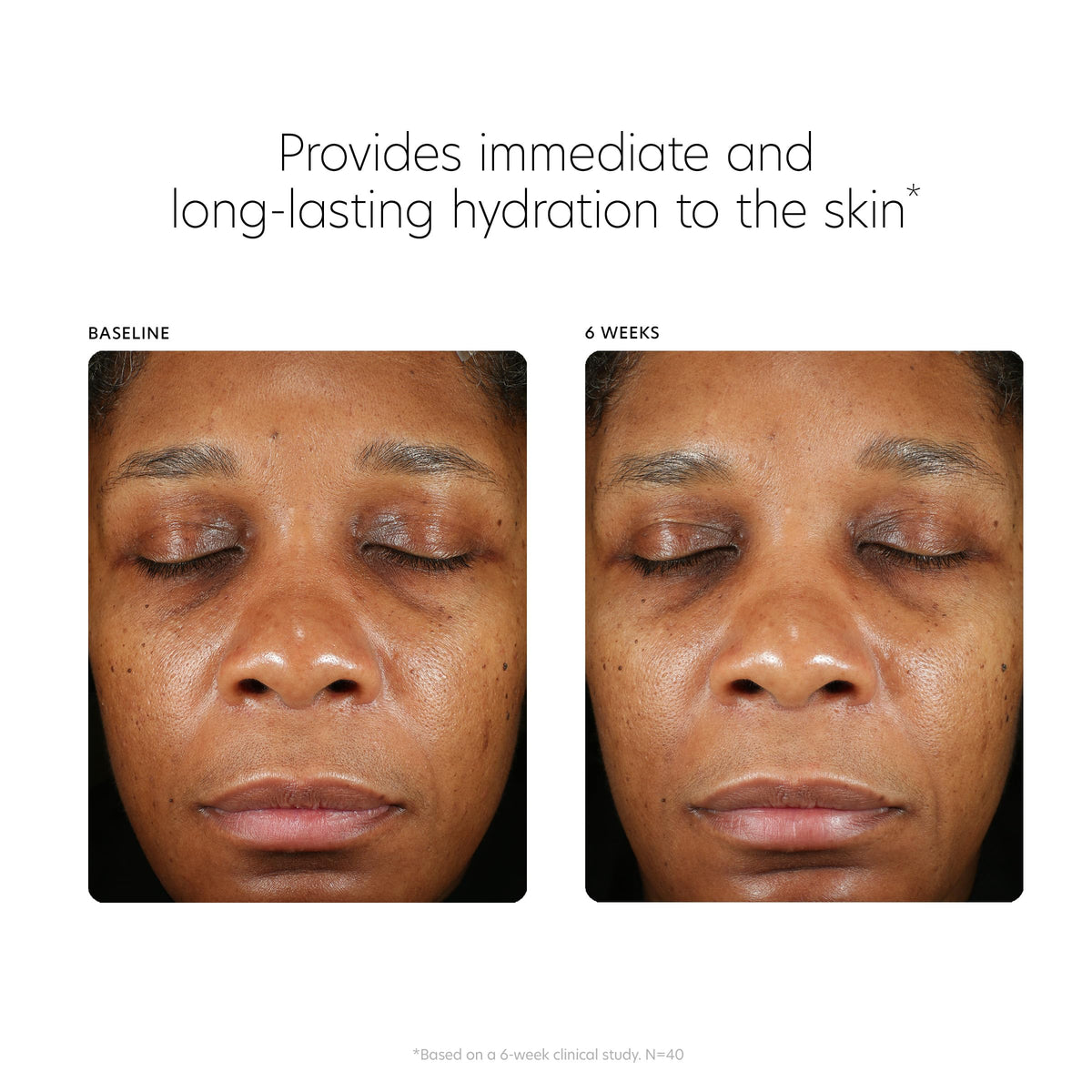 PCA SKIN serum absorbing into skin detail showing fast non-greasy finish
