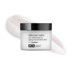 PCA SKIN Silkcoat front jar showing label and 1.7 fl oz size for clear identification