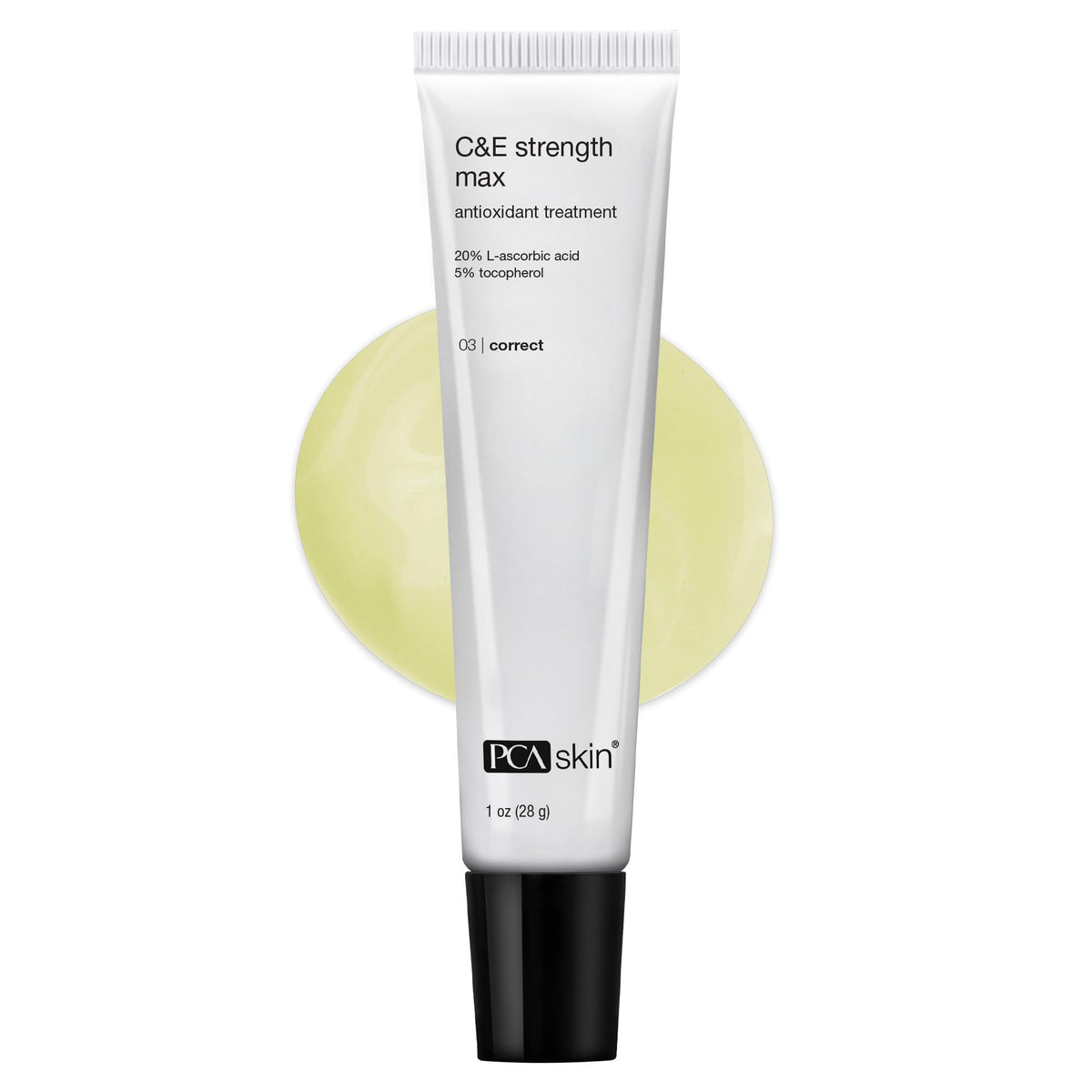 PCA SKIN front tube showing packaging and product name for clear identification and trust