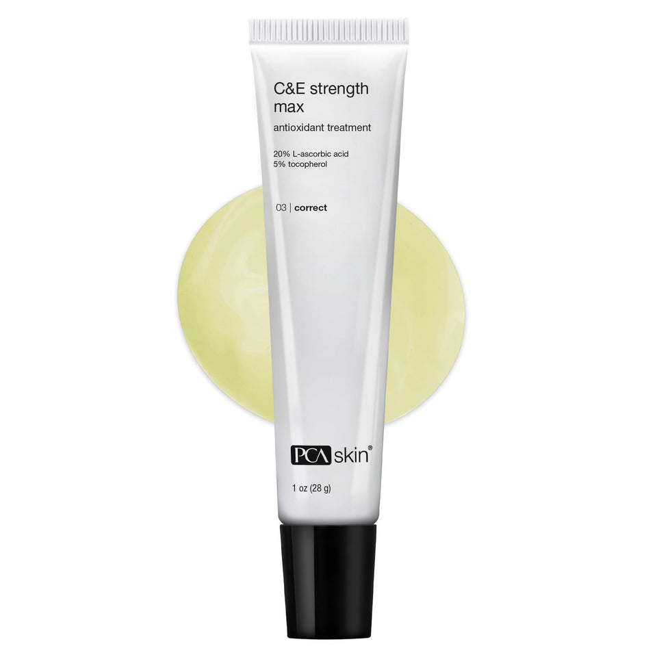 PCA SKIN front tube showing packaging and product name for clear identification and trust