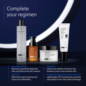 PCA SKIN ingredient label detail highlighting acid blend benefits