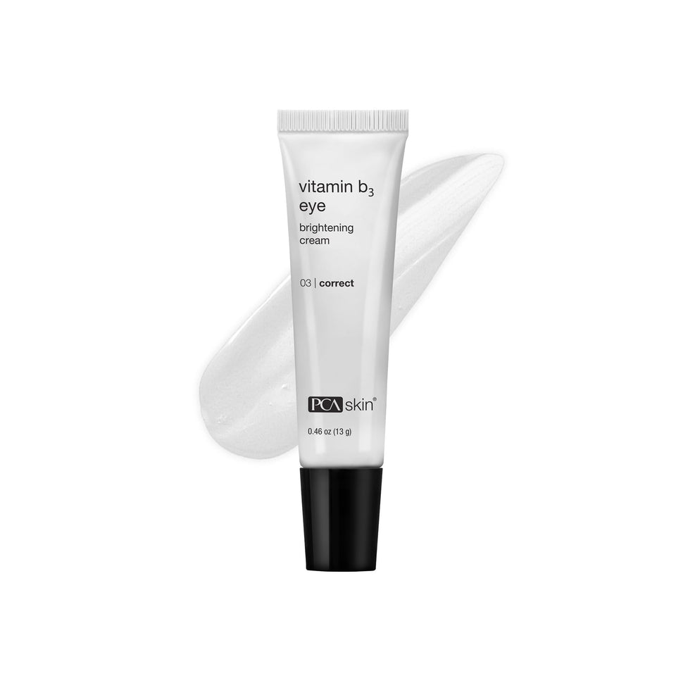 PCA SKIN front tube view showing clean packaging and instant brightening benefit