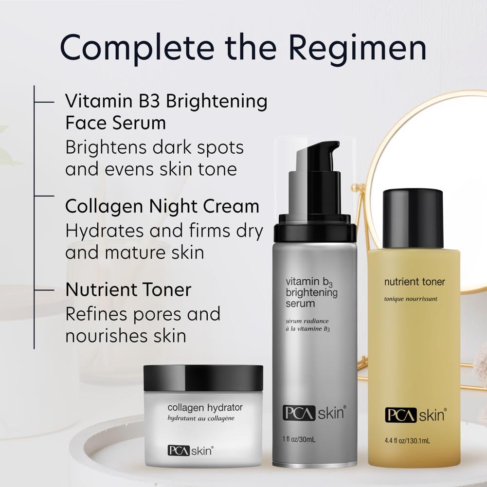 PCA SKIN lifestyle bathroom counter scene suggesting daily routine integration benefit