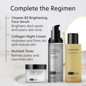 PCA SKIN lifestyle bathroom counter scene suggesting daily routine integration benefit