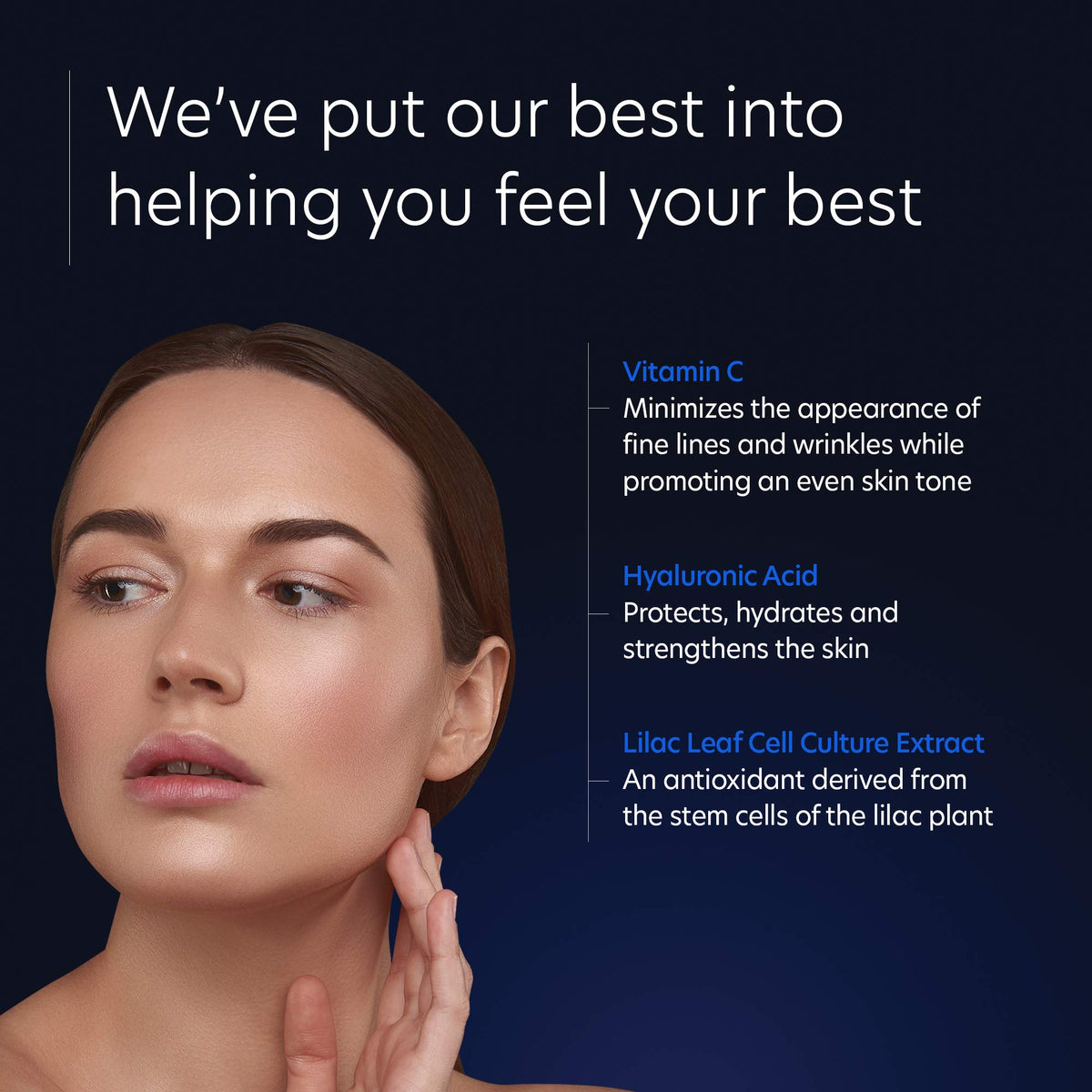 PCA SKIN serum texture shown on skin, lightweight hydration and quick absorption