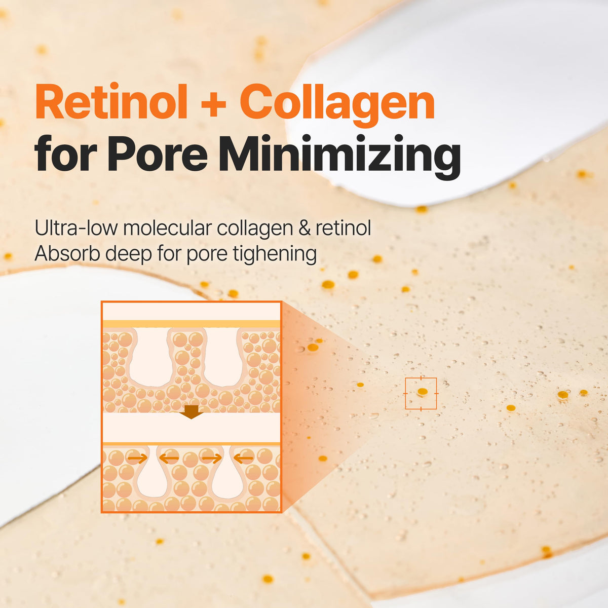 P.CALM applied on hand to show spreadable gel texture and easy absorption