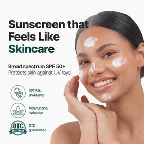 P.CALM applied on hand demonstrating smooth blendability benefit