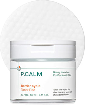 P.CALM front jar view showing product packaging and calming benefit