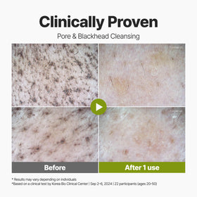 P.CALM mask being applied to skin demonstrating gentle cleanse