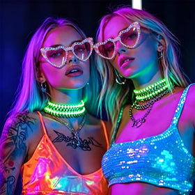 PcwBcn sunglasses on model showing fashionable look and camera-ready appeal
