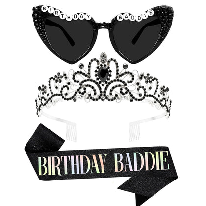 PcwBcn rhinestone tiara front view showing sparkle and regal effect