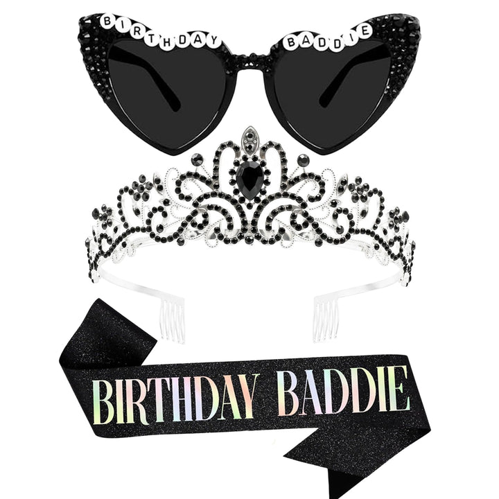 PcwBcn rhinestone tiara front view showing sparkle and regal effect