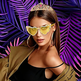 PcwBcn tiara side profile demonstrating comfortable alloy fit and sparkle