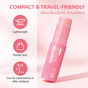 PDRNPINK smoothing lips with balm to add plumpness and soft shine