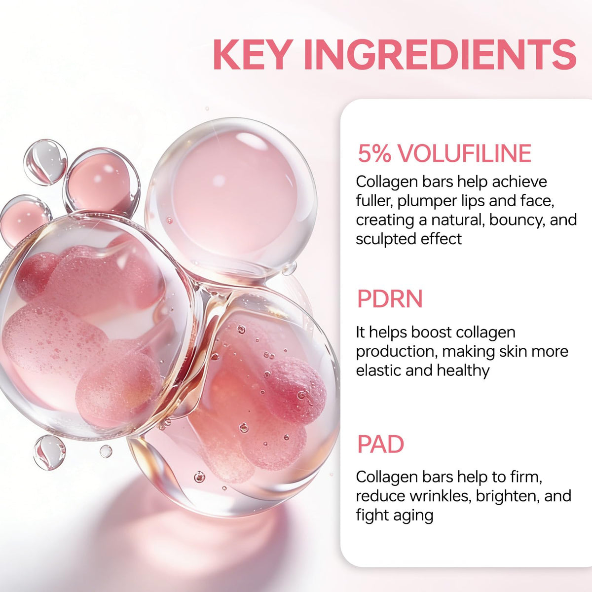 PDRNPINK using balm on neck and forehead to improve visible firmness