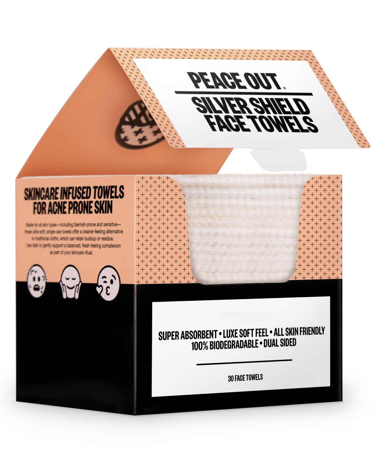 PEACE OUT front packaging showing 30-count and product benefits