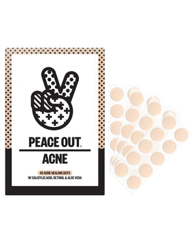 PEACE OUT front packaging showing product name and dot count for quick identification