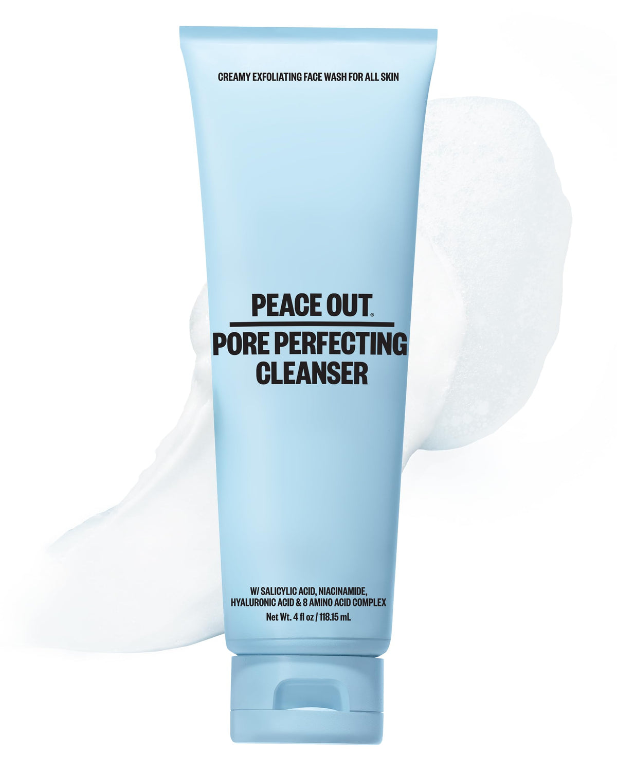 PEACE OUT front packaging showing bottle and branding for a clean look
