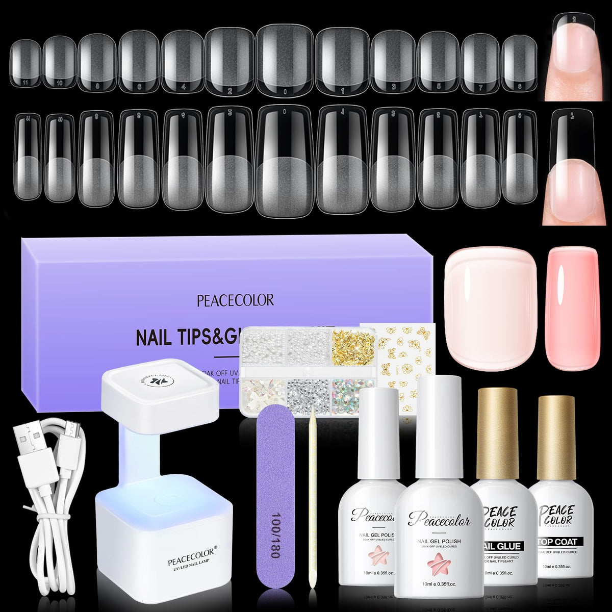 PEACECOLOR front packaging showing full kit contents and ease of use